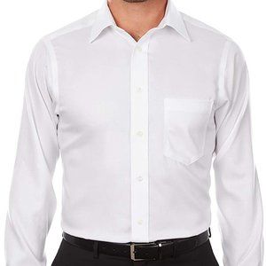 Men's Dress Shirt Regular Fit Non Iron French Cuff